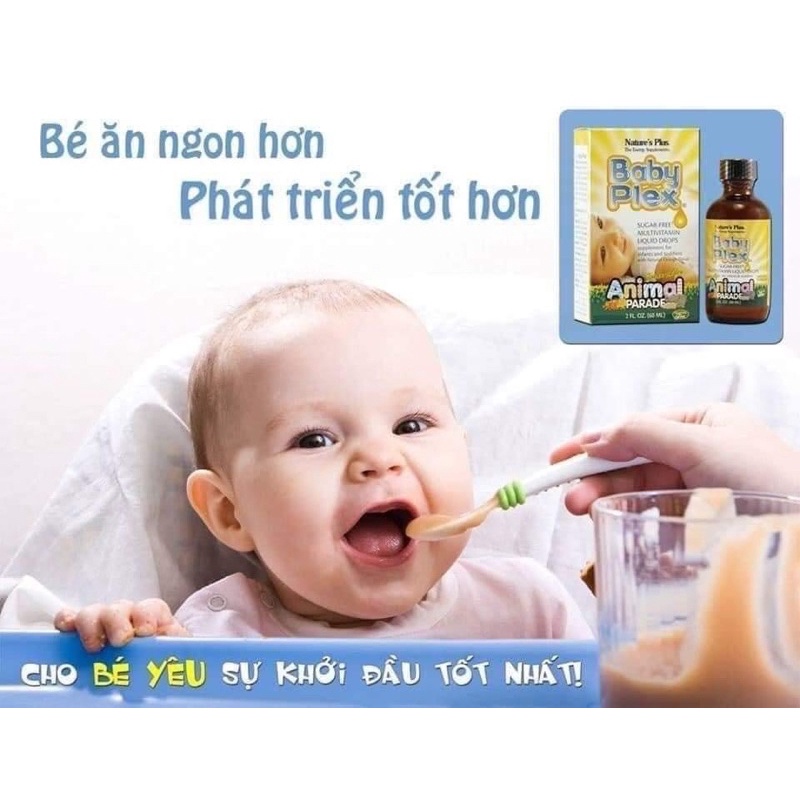 Free ship Vitamin tổng hợp baby plex mỹ cho bé lọ 60 ml.Hàng chuẩn chính hãng giá tốt nhất