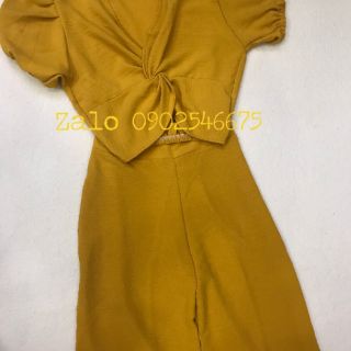 SET BỘ DÀI CHẤT ĐŨI ÁO THẮT NÚT ĐỒ BỘ NỮ
