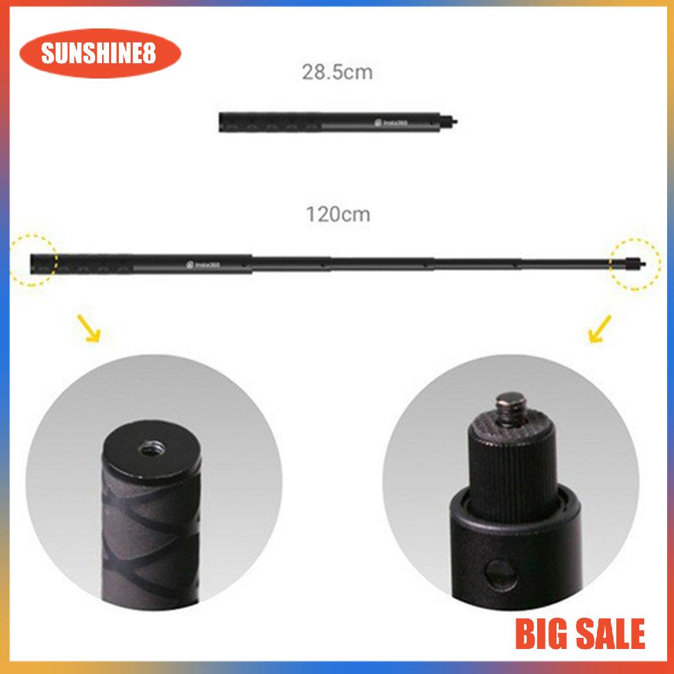 【SUN】Gậy chụp ảnh tự sướng cho Insta360 X / ONE / EVO Gậy chụp ảnh tự sướng vô hình gốc 1,2m