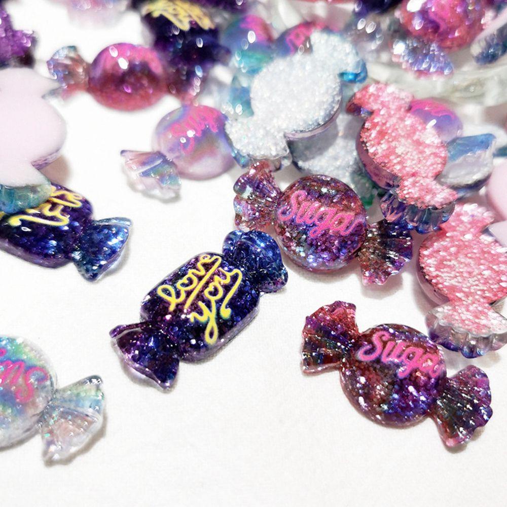 YIYU Set 10 Viên Cabochon Mặt Phẳng Thủ Công DIY