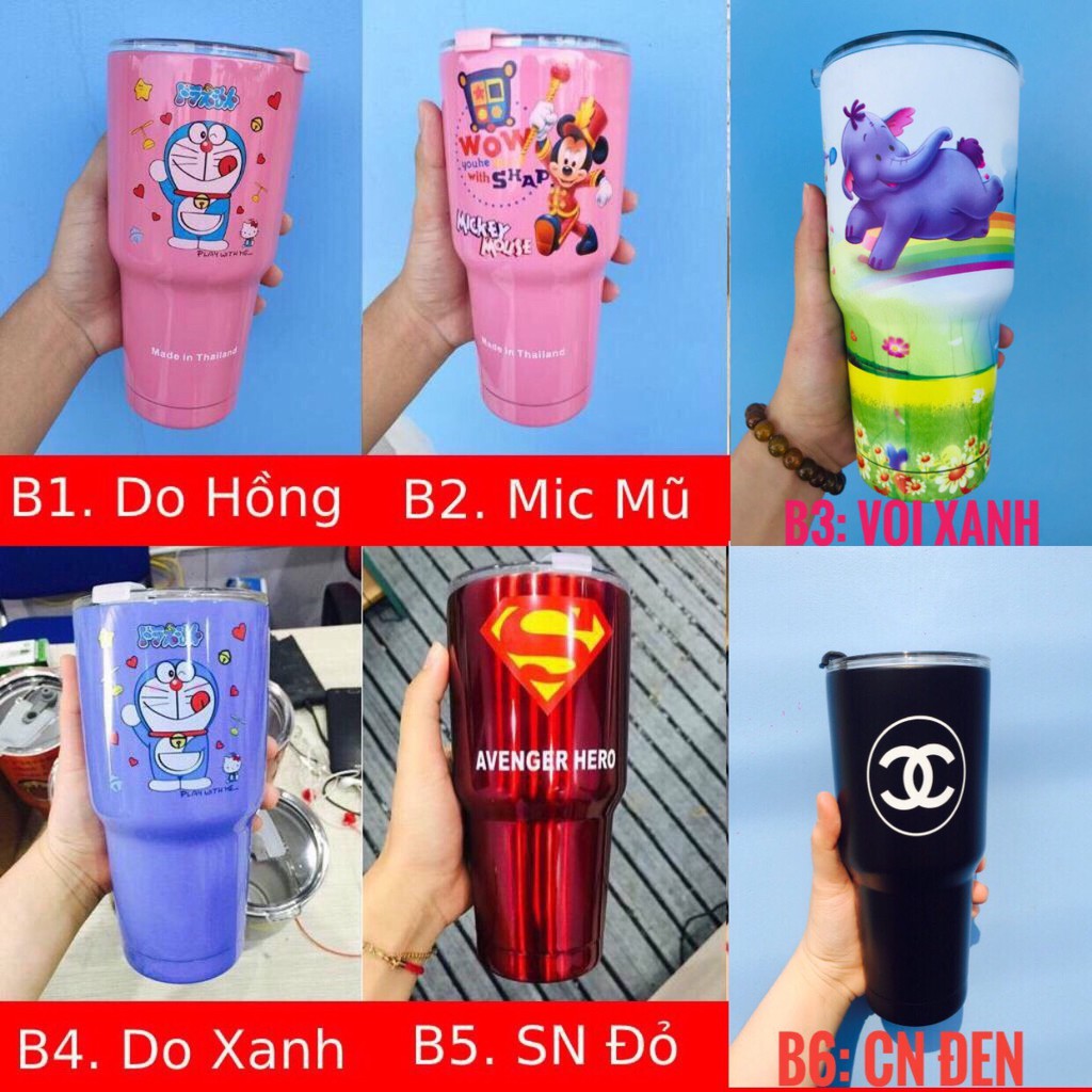 LY GIỮ NHIỆT THÁI LAN 900ML TẶNG COMBO TÚI ĐỰNG + ỐNG HÚT + THANH CỌ RỬA | BigBuy360 - bigbuy360.vn