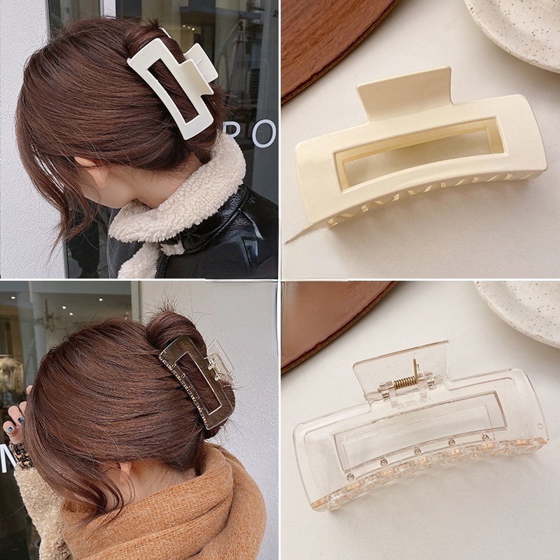 Kẹp tóc răng cá mập đơn giản thời trang Hàn Quốc cổ điển