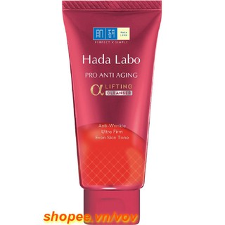 Sữa Rửa Mặt 80g Hada Labo Pro Anti Aging Collagen Plus Cleanser Ngăn Ngừa Lão Hóa Và Giảm Nếp Nhăn