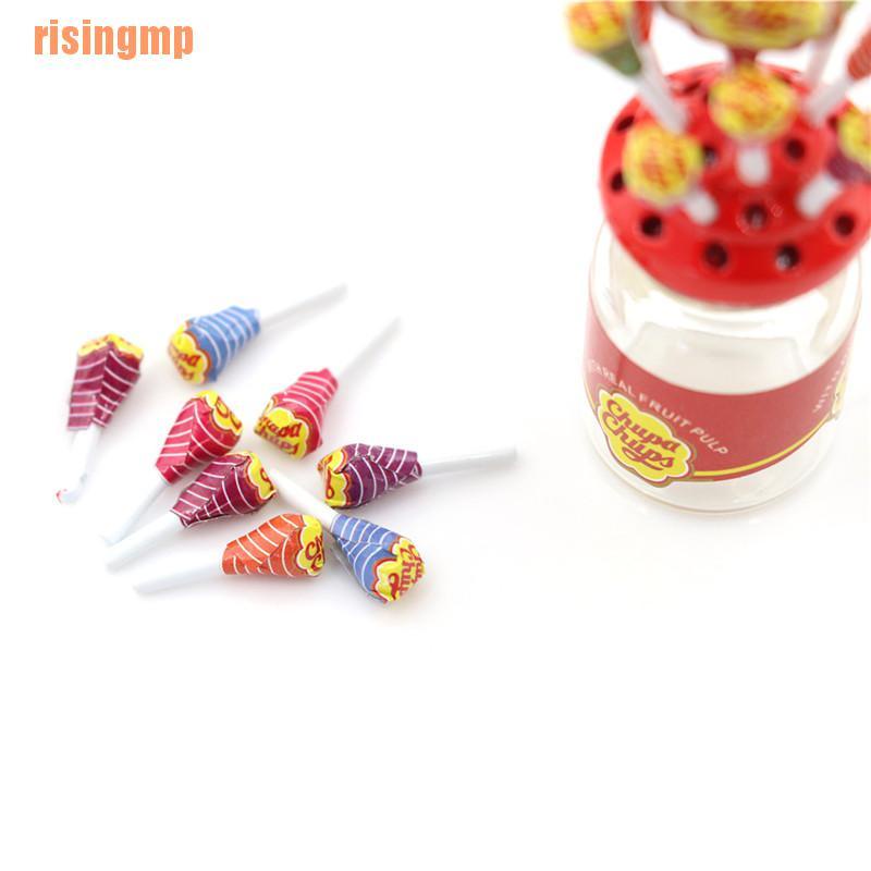 Mô Hình Kẹo Mút Mini Tỉ Lệ 1: 12 Dùng Trang Trí Nhà Búp Bê