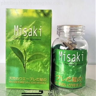TINH DẦU TRÀ XANH MISAKI GREEN TEA CAPSULES GIÚP TÓC ÓNG MƯỢT ENERGY ESSENCE...0385669939 TINH DẦU