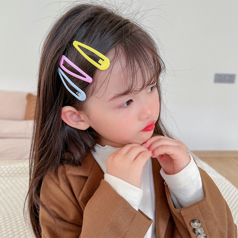 Kẹp Tóc Màu Kẹo Đơn Giản Dễ Thương
