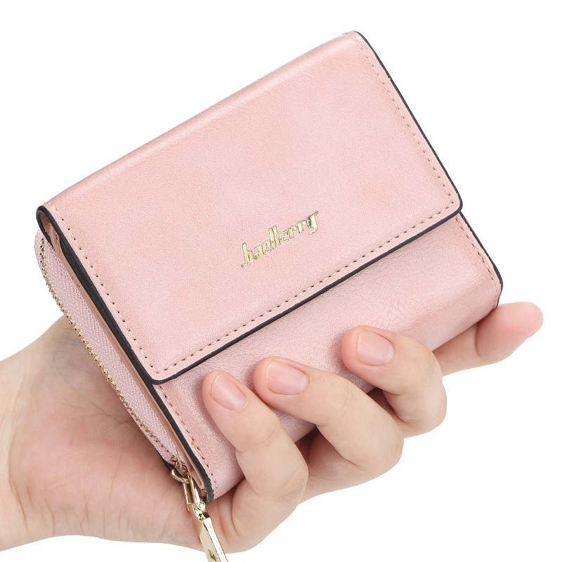 Baellerry N1668 New Trifold Short Women's Wallet Creative Coins Purse Handbag Multi Credit Card Holders