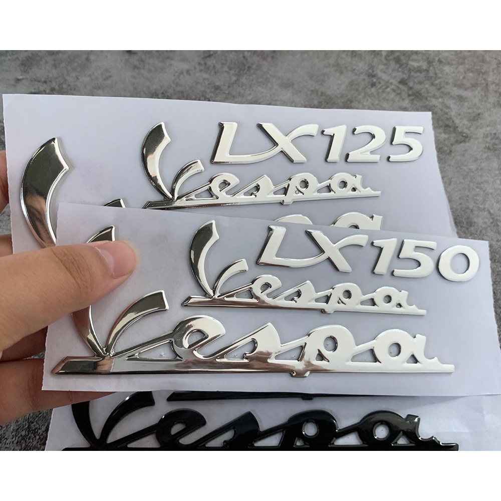 Bộ decal dán biểu tượng huy hiệu 3D cho PIAGGIO Vespa GTS300 LX125 LX150 125 150 LX LXV Dán
