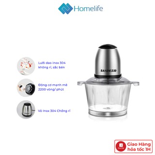 Máy xay thịt thủy tinh máy xay thực phẩm hãng sande