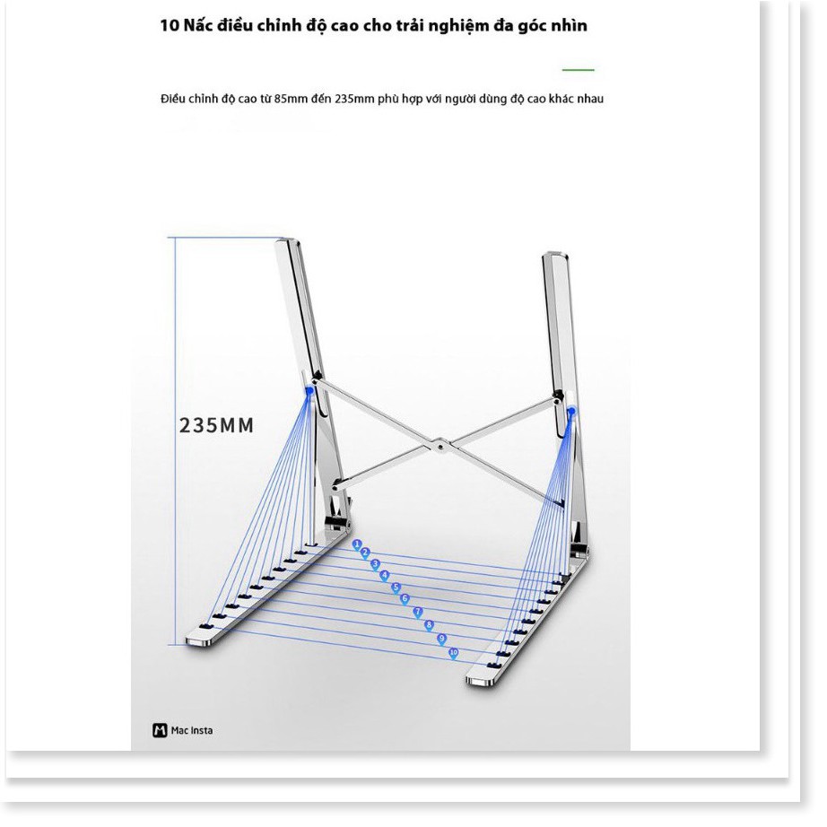 🔖[HnL]   Đế giữ đa năng V01 Laptop Metal Holder