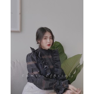 Áo voan xếp bèo xinh xắn YUMI SHIRT