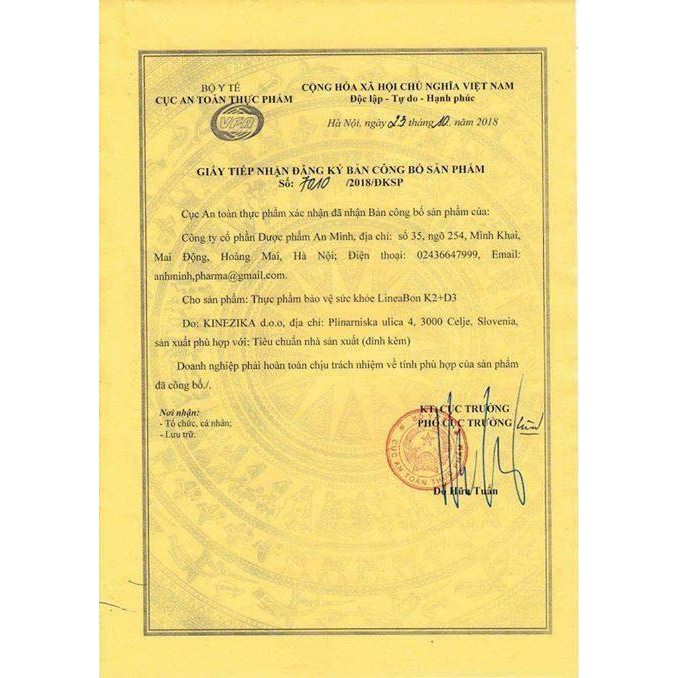 Vitamin D3K2 Lineabone - Hỗ trợ hấp thu canxi, tăng chiều cao cho bé_10ml