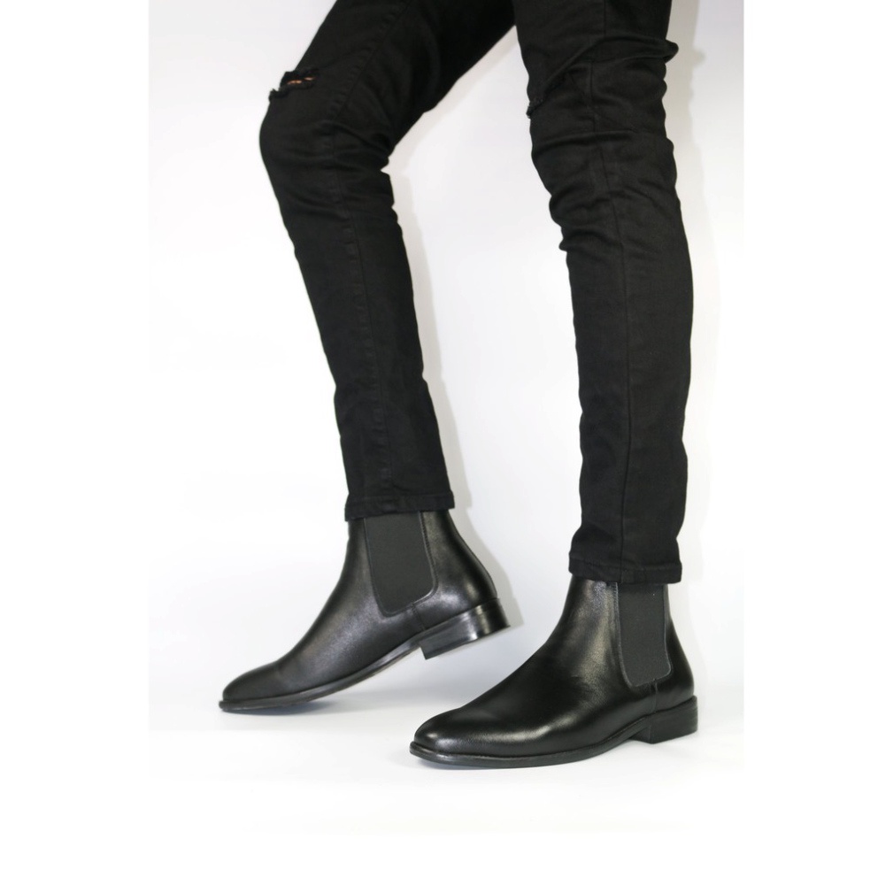 Chelsea Boots chất liệu da bò kiểu dáng cổ điển thời trang phong cách thanh lịch | BigBuy360 - bigbuy360.vn