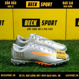 Giày Bóng Đá Mercurial 13 Dream Speed Xám Đế Cam TF