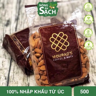 500g hạt hạnh nhân đã tách vỏ sấy chín nguyên vị không tẩm ớp