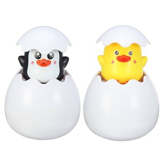 Đồ chơi vỏ trứng vịt phun nước - đồ chơi vỏ trứng phun nước