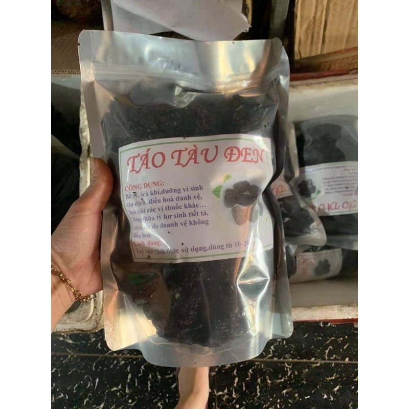 ⚡GIA SI-LE⚡TÁO TÀU HÀNG LOẠI 1 Táo khô dẻo- đen chuyên ăn vặt, hầm-1kg