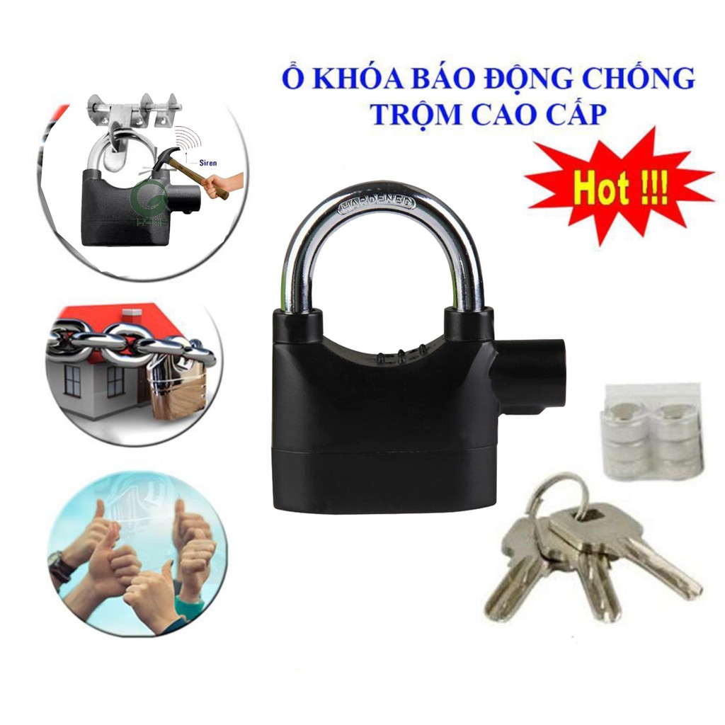 Ổ khóa chống trộm và báo động thông minh Kinbar ( Có Video )