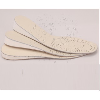 Lót giày tăng chiều cao Da Bò thật 1,5cm