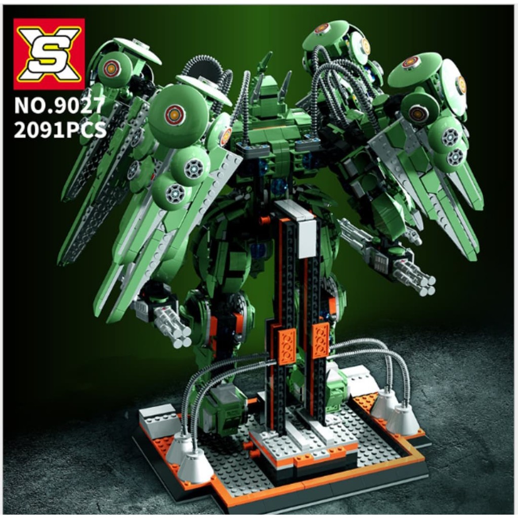 ( Hàng order 7 ngày ) Lego - SY 9027 ( Xếp Hình Robot Mech Gundam Kshatriya 2091 Mảnh )