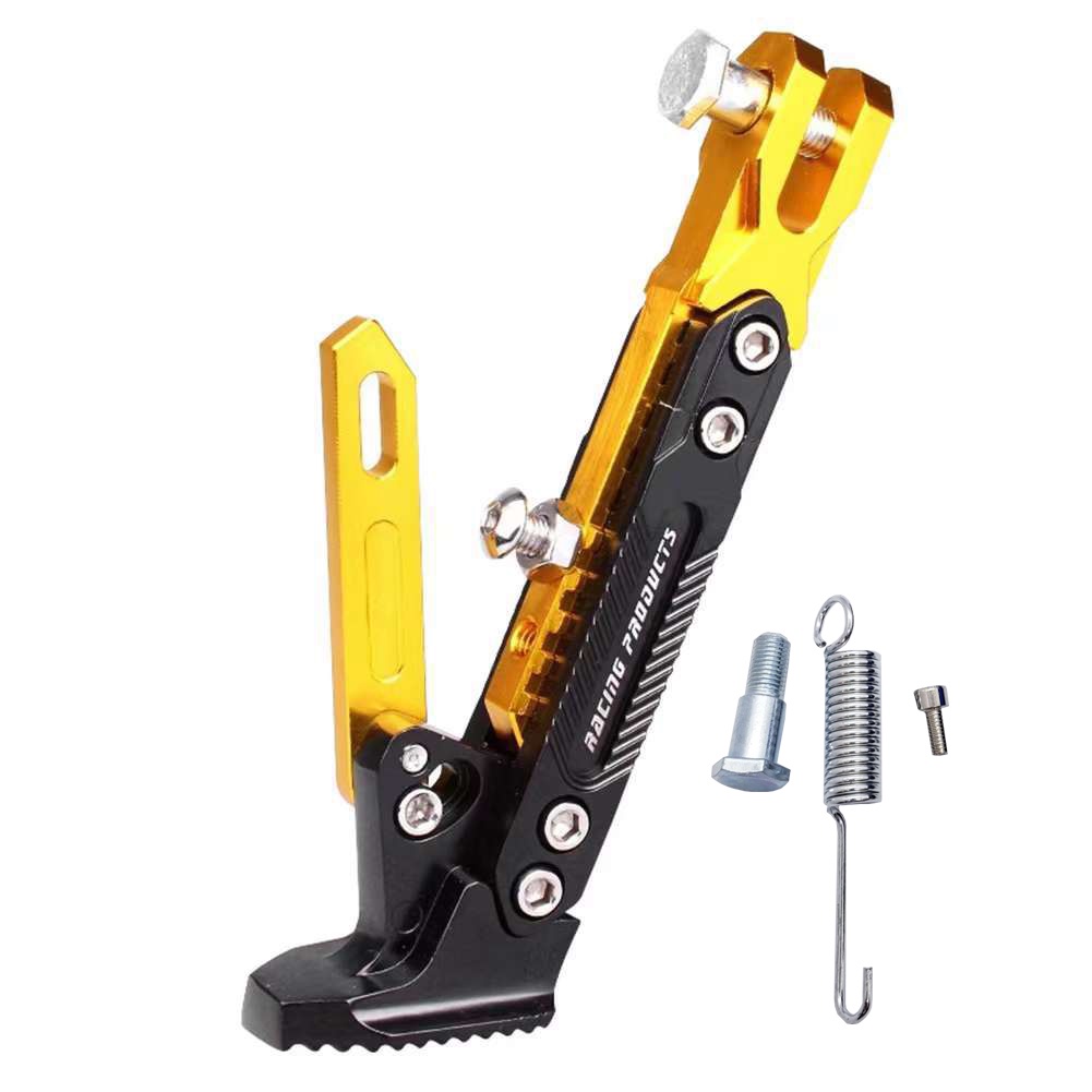 Chân chống xe máy nhôm CNC tăng chỉnh siêu cứng gắn các dòng xe hiện nay