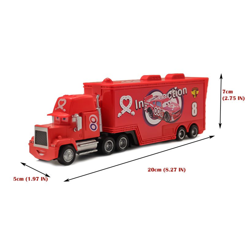 Disney Pixar Cars Children'S Toy Car Model Kesun Storm Uncle Mac Alloy Truck Handsome