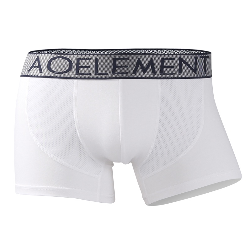 Quần Lót Boxer Vải Lụa Lạnh Mỏng Phối Lưới Thoáng Khí Thời Trang Thể Thao Nam 171