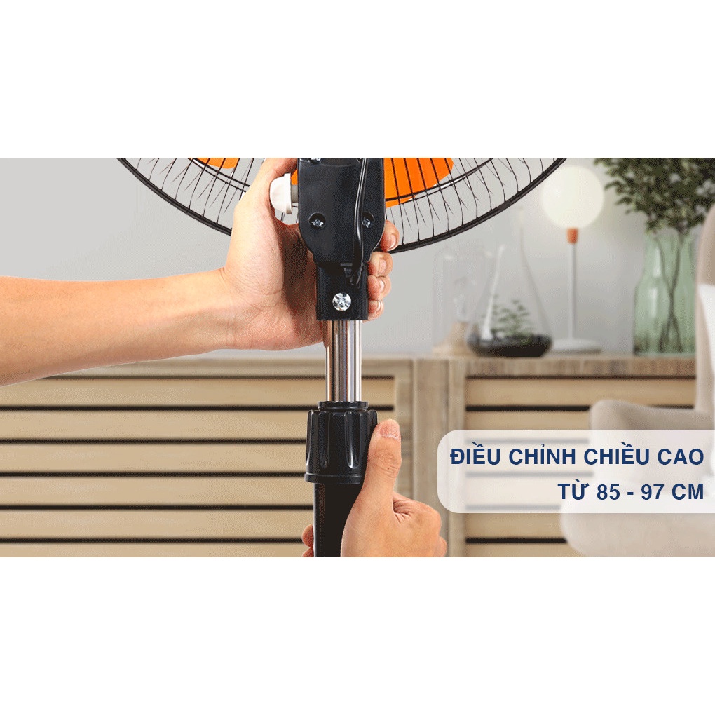 Quạt Lỡ SENKO LTS1636 Chính Hãng - Quạt Điện Cây Đứng Lỡ 3 Mức Tốc Độ Gió, Công Suất 65W, Làm Mát Nhanh Chóng - BH 1 Năm