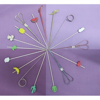 Sét 100 Que Xiên Trang Trí Coktai Decor Đa Dạng [ NHIỀU MÀU SẮC ]