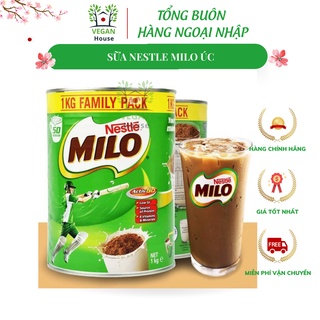 Sữa bột Milo Úc tăng chiều cao vượt trội hộp 1kg( date T3/2023)