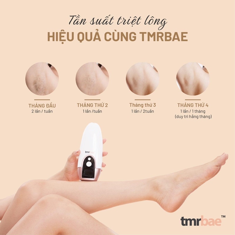 Máy triệt lông tmrbae™ NAKED IPL hair removal