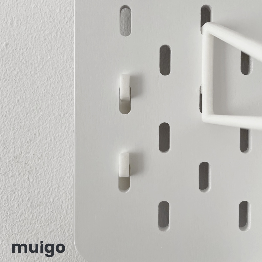 Bộ giá đỡ dán tường bảng Pegboard Skadis