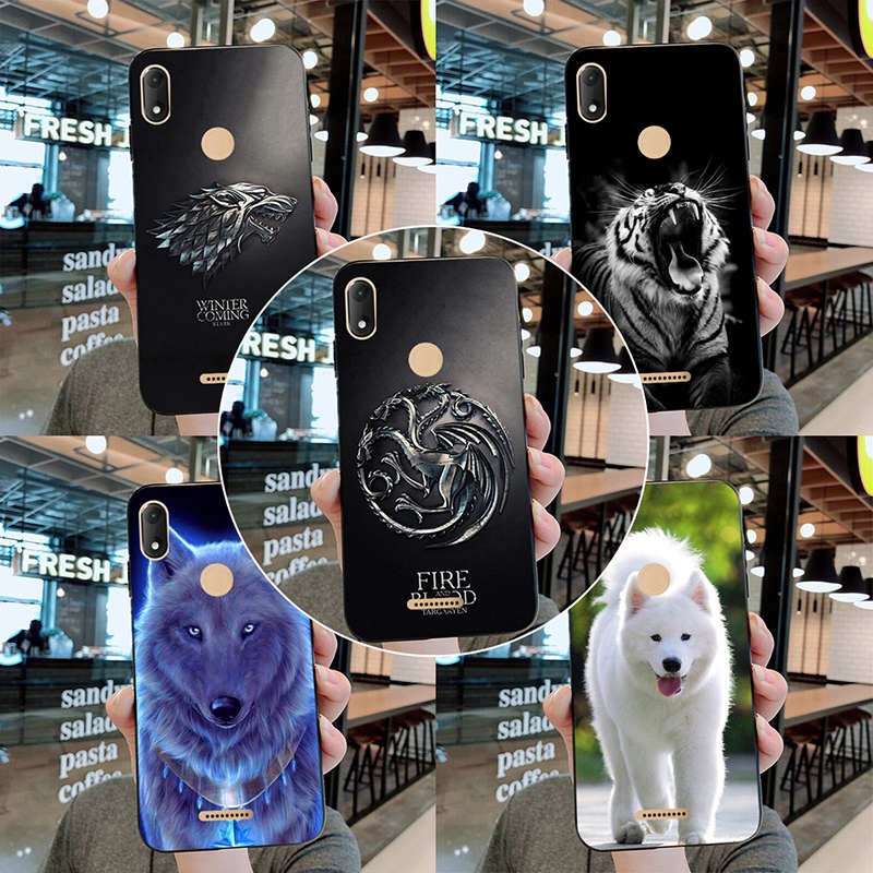 Ốp lưng silicon mềm in hình dễ thương cho Wiko View Max W-P200