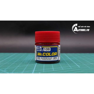 SƠN MÔ HÌNH MÀU ĐỎ BÓNG (CHARACTER RED) LACQUER C108 10ML MR.HOBBY S144