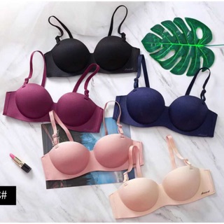 Áo ngực su k09 cup ngang mút dày không gọng nâng ngực (kèm hình thật)