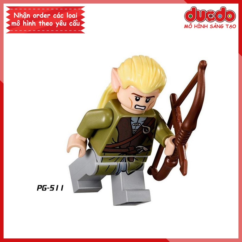 Minifigures đạo quân Elves phim Chúa Tể Những Chiếc Nhẫn - Đồ chơi Lắp ghép Xếp hình Mô hình Mini POGO PG8027