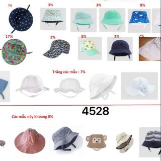 Combo 20 mũ vải cho bé