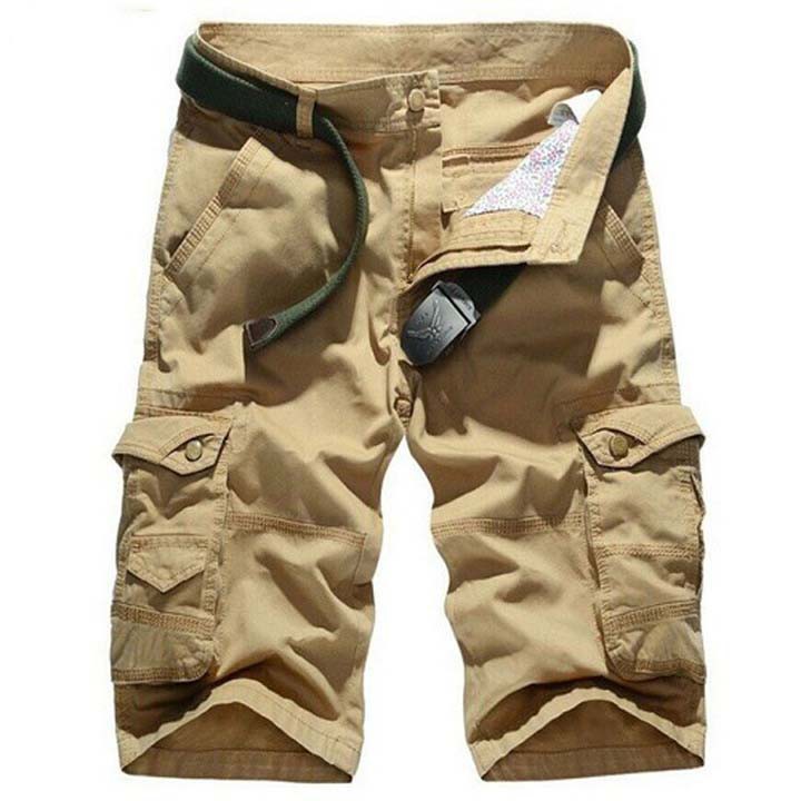 QUẦN SHORT KAKI TÚI HỘP NAM VẢI KAKI ĐẸP BỀN MÀU