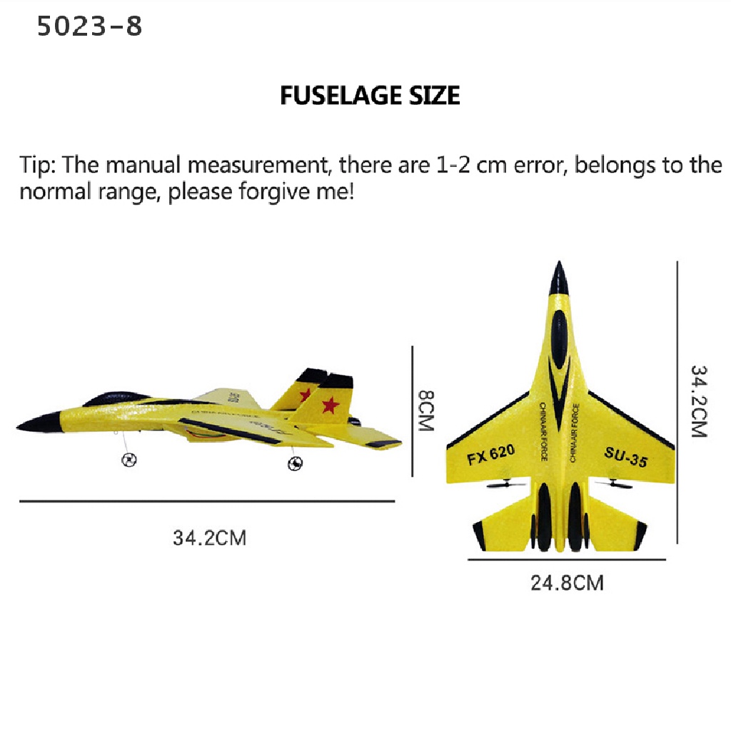 Máy Bay Chiến Đấu Điều Khiển Từ Xa SU-35 RC 2.4G 5023-8