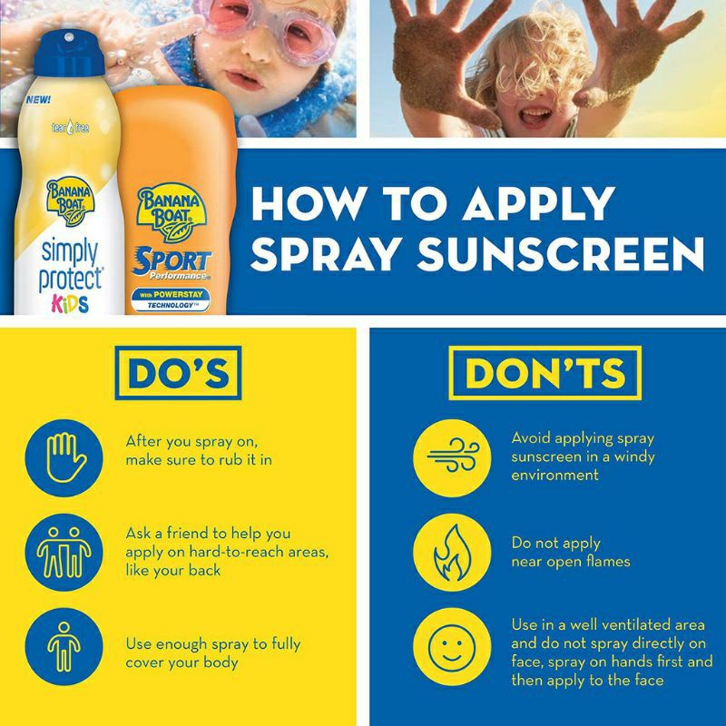 [4/2025] Xịt chống nắng trẻ em Banana Boat Kids Sport 50, Kids Max Protect SPF 100