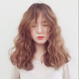 Tóc giả nguyên đầu uốn xù