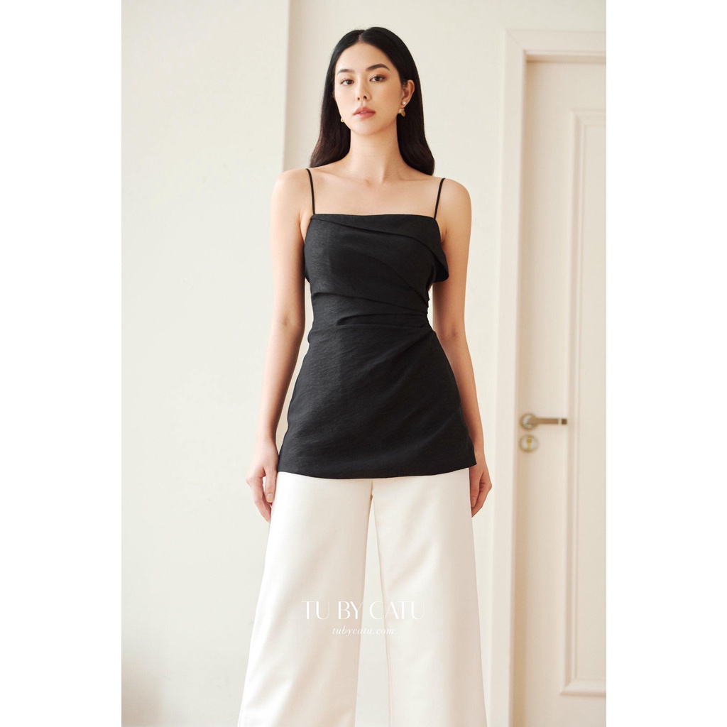 TUBYCATU | Áo 2 dây carli black top
