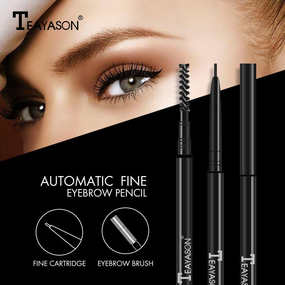 Bút Chì Kẻ Lông Mày Hai Đầu 1.5mm Chống Nước Mịn Màng