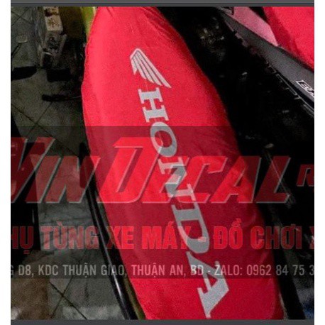 Áo trùm yên xe máy TẶNG kèm bọc bao tay dành cho các hãng xe máy