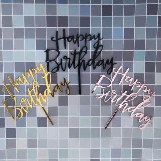 Chữ Happy Birthday Trang Trí Bánh Kem