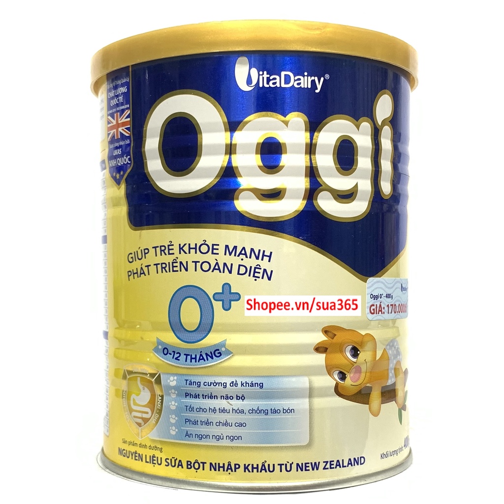 Sữa Oggi + ( Đủ loại : 0+, 1+, 2+, Gold, 900g và 800g và 400g ) - Date Luôn Mới