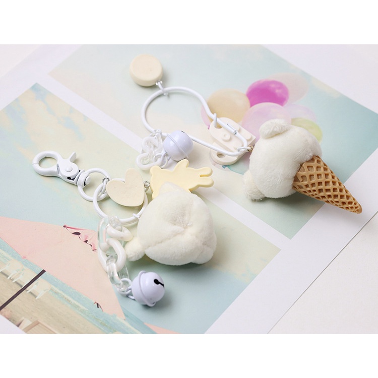 Mới Móc Khóa Hình Gấu Bông Đáng Yêu Cho Bé Gái