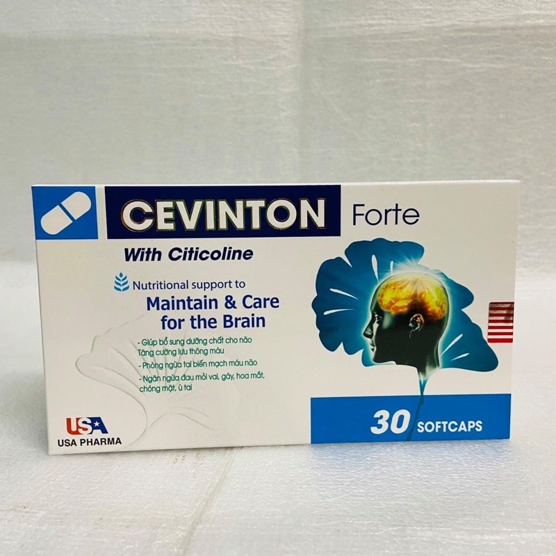 CEVINTON FORTE bổ sung dưỡng chất, tăng cường lưu thông máu não