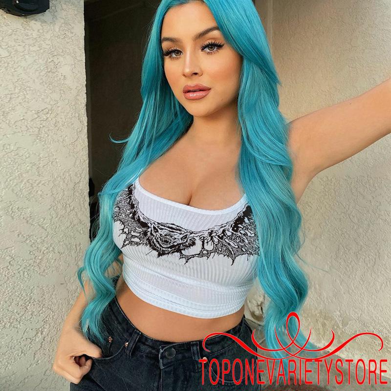 Áo Tank Top Không Tay Cổ Chữ U In Hình Động Vật Phong Cách Sành Điệu Thời Trang Cho Phụ Nữ