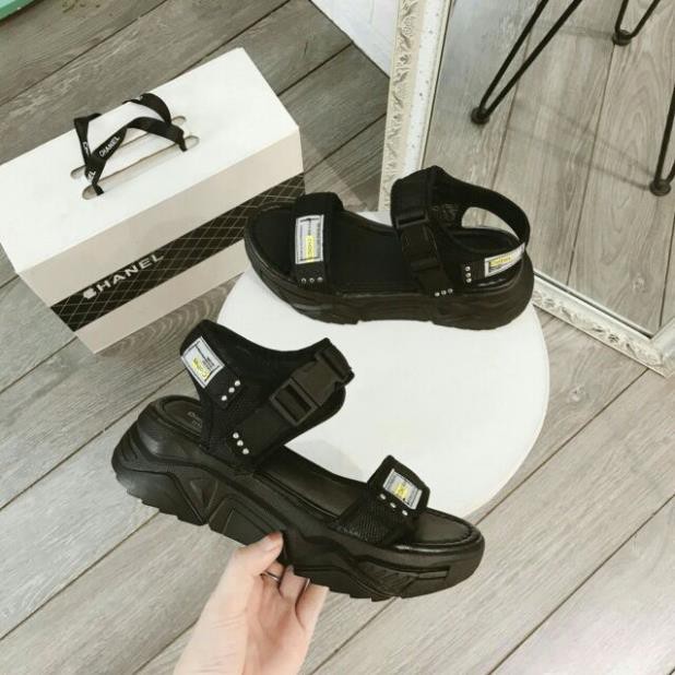 ( Sales T8 ) Sandal quai ngang đế bánh mì học sinh 😍 . 2020 new